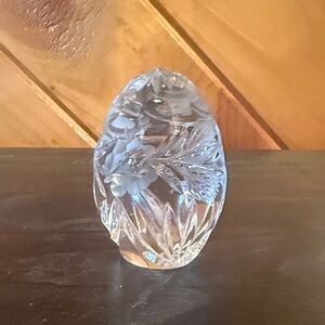 Crystal Cut Glass Egg